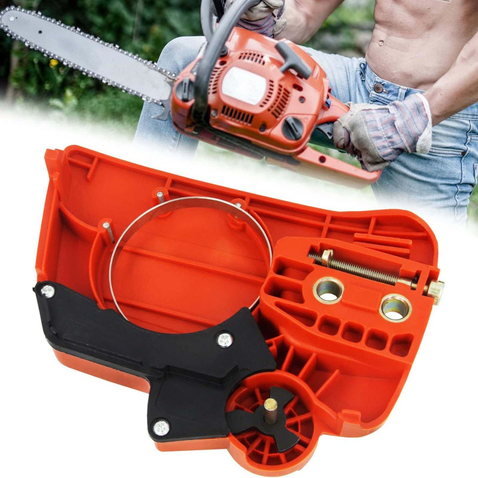 Husqvarna Chainsaw 120 Mark Ii - 525628901 체인톱 클러치 체인 브레이크 커버