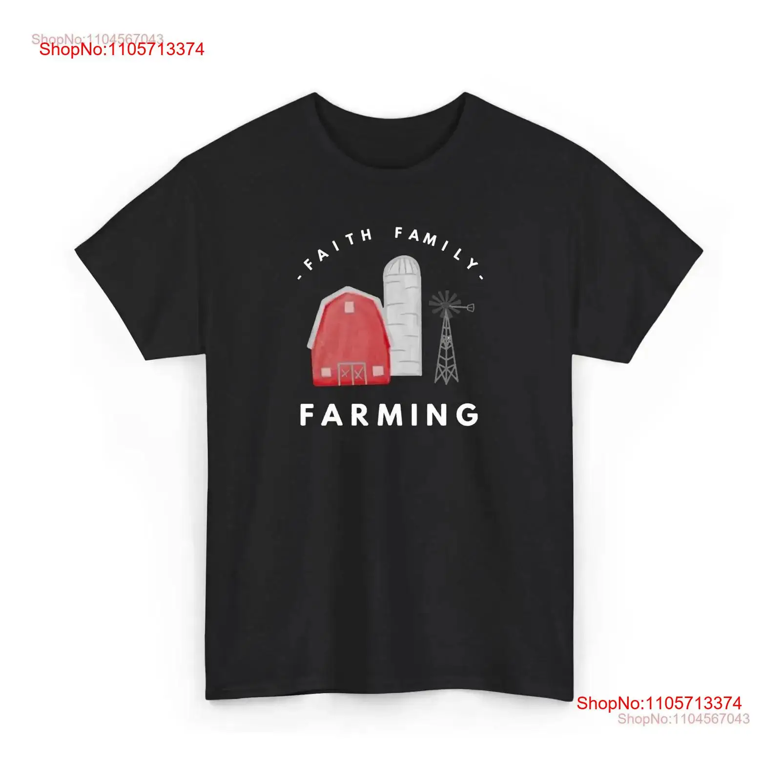 Agriculture Farm House - Faith Family Farming T 셔츠 Farm