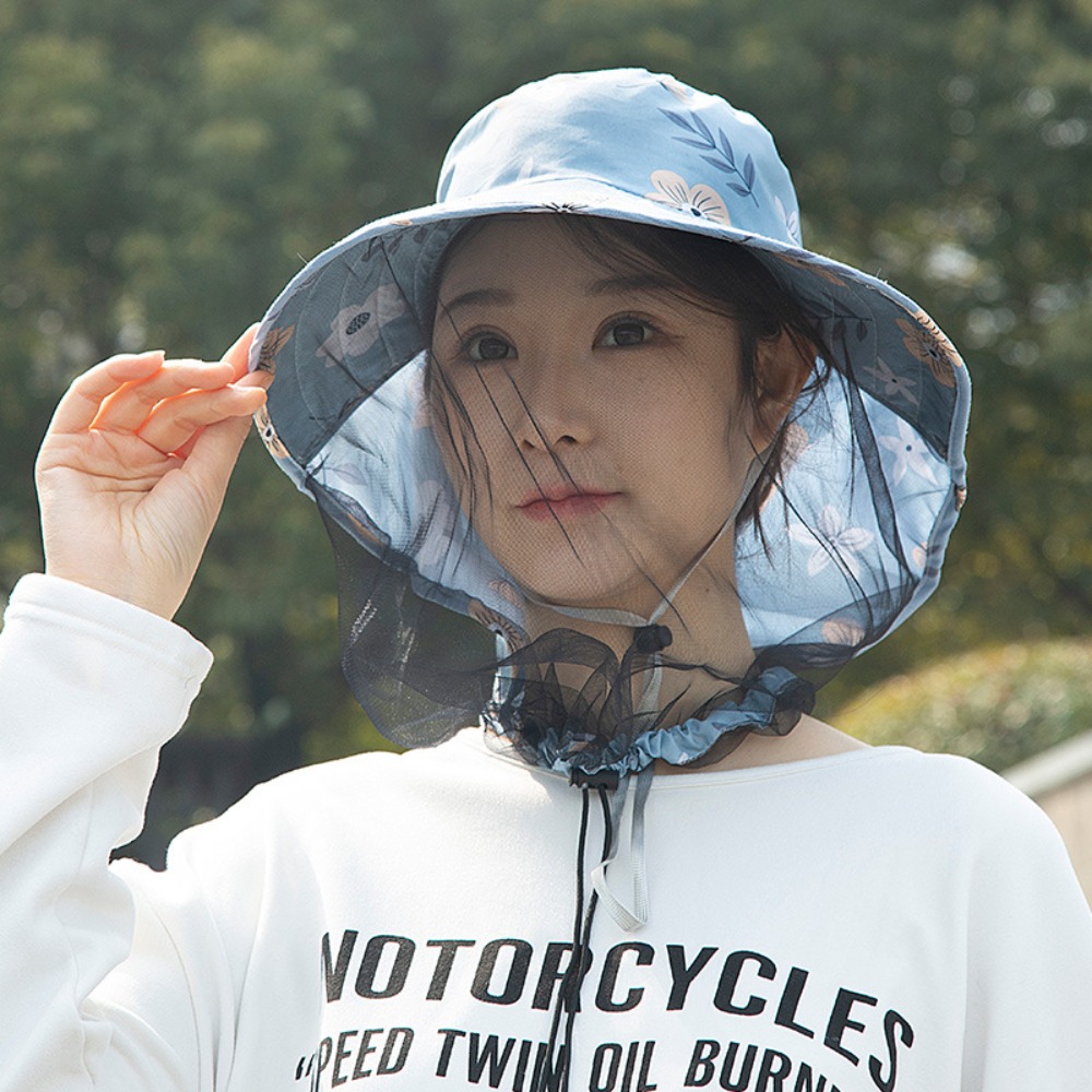 Agriculture Farming Hats - 프린팅 비 모기 모자 UV 차단