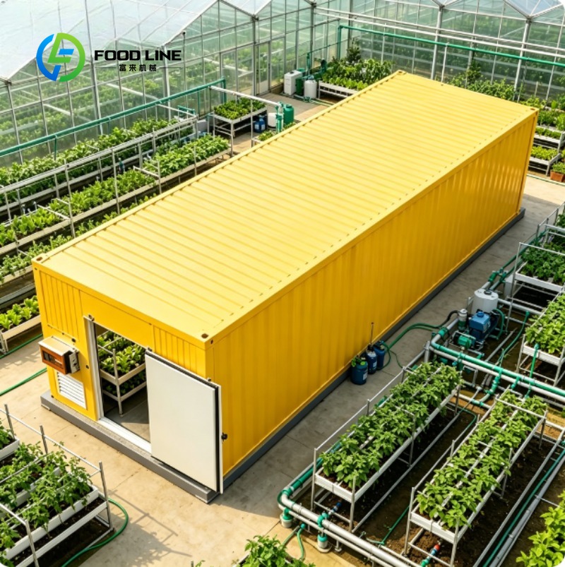 Agriculture Vertical Farming - 모듈식 스마트 재배 컨테이너 자동화 식재