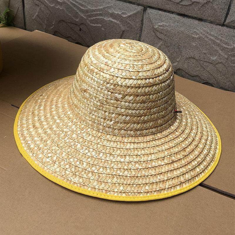 수제 여름 농업용 자외선 차단 밀짚모자 넓은 챙 낚시  - Agriculture Farming Hats 리뷰 및 가격