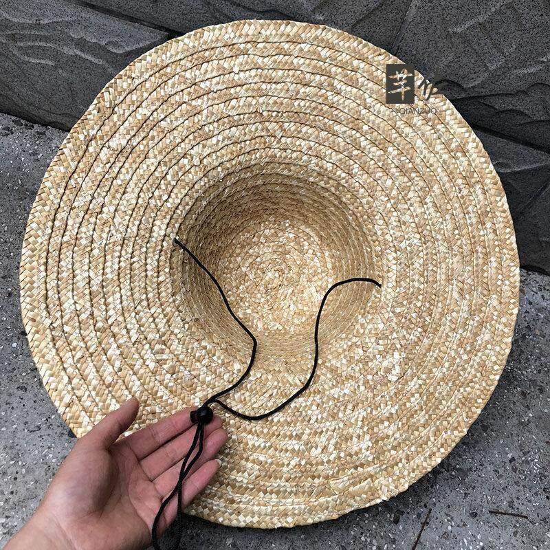 수제 여름 농업용 자외선 차단 밀짚모자 넓은 챙 낚시  - Agriculture Farming Hats 리뷰 및 가격