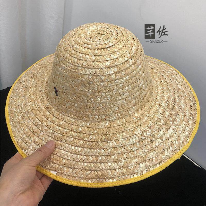 수제 여름 농업용 자외선 차단 밀짚모자 넓은 챙 낚시  - Agriculture Farming Hats 리뷰 및 가격