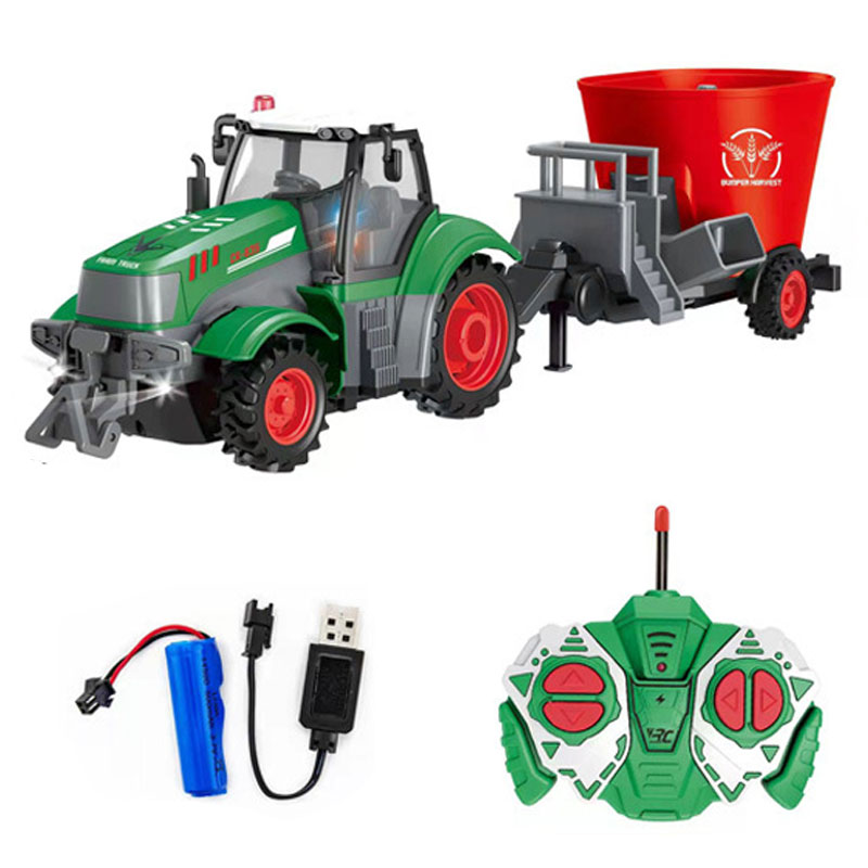 1:24 RC 자동차, 27MHZ 라디오 원격 제어 농 - Agriculture Farming For Kids 리뷰 및 가격