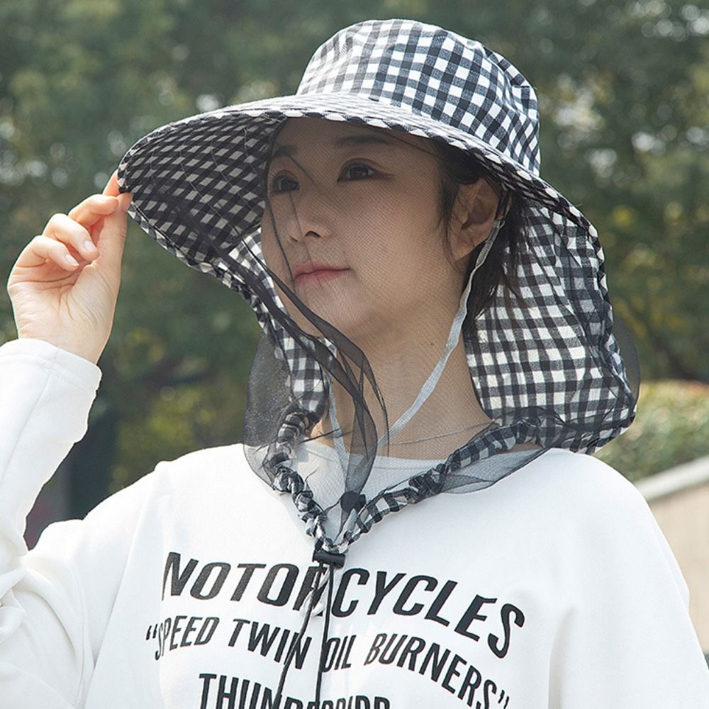 프린팅 비 모기 모자 UV 차단 자외선 차단 메쉬 차  - Agriculture Farming Hats 리뷰 및 가격