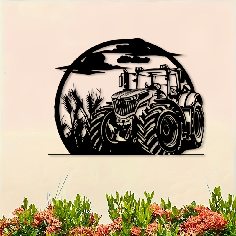 브랜드 러스틱 트랙터 금속 벽 장식 농가 철 조각품 빈 - Agriculture Farm House 리뷰 및 가격